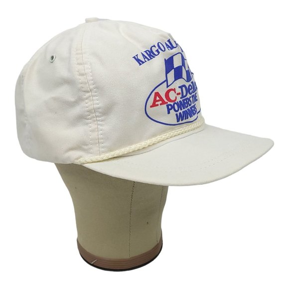 Vintage AC Delco Powers The Winners Snapback Cap Trucker Hat USA Made Pro Shop - Picture 3 of 12